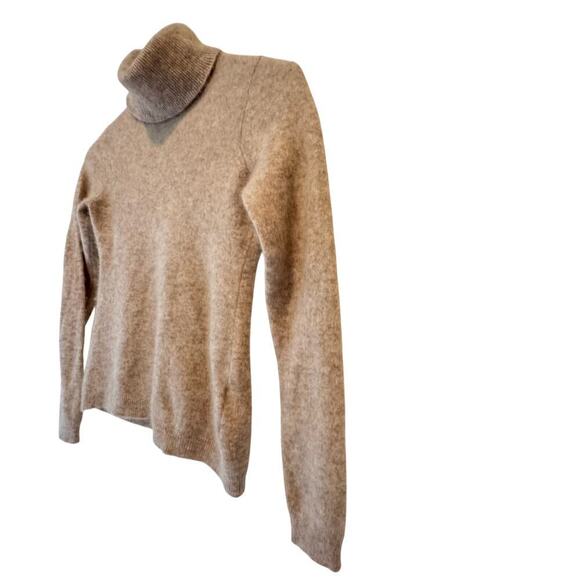 Cozy Tan Turtleneck Sweater - Picture 5 of 7
